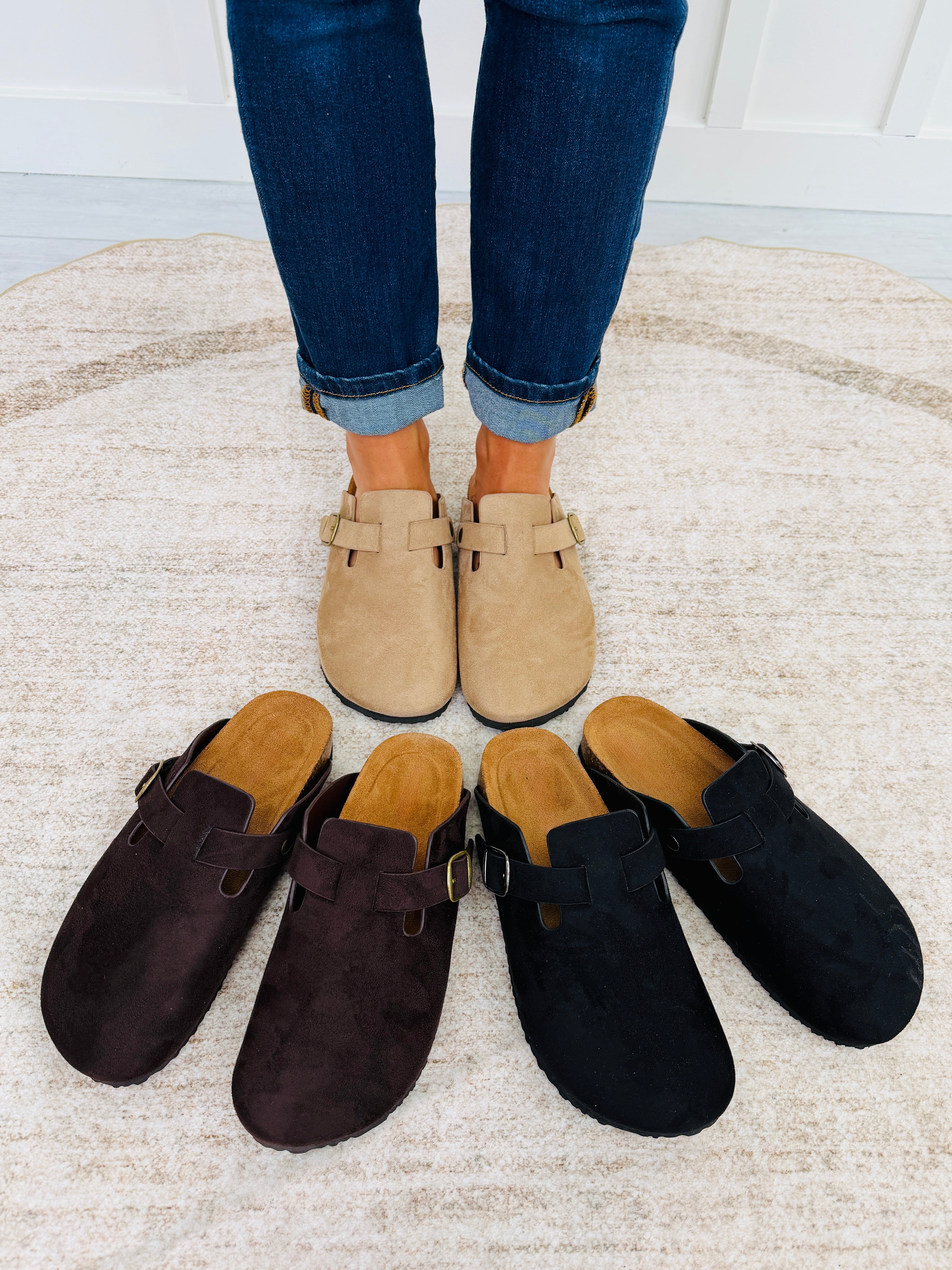 Women's Multiple Colors Suede-Look Clogs - Style 2 - product view 11