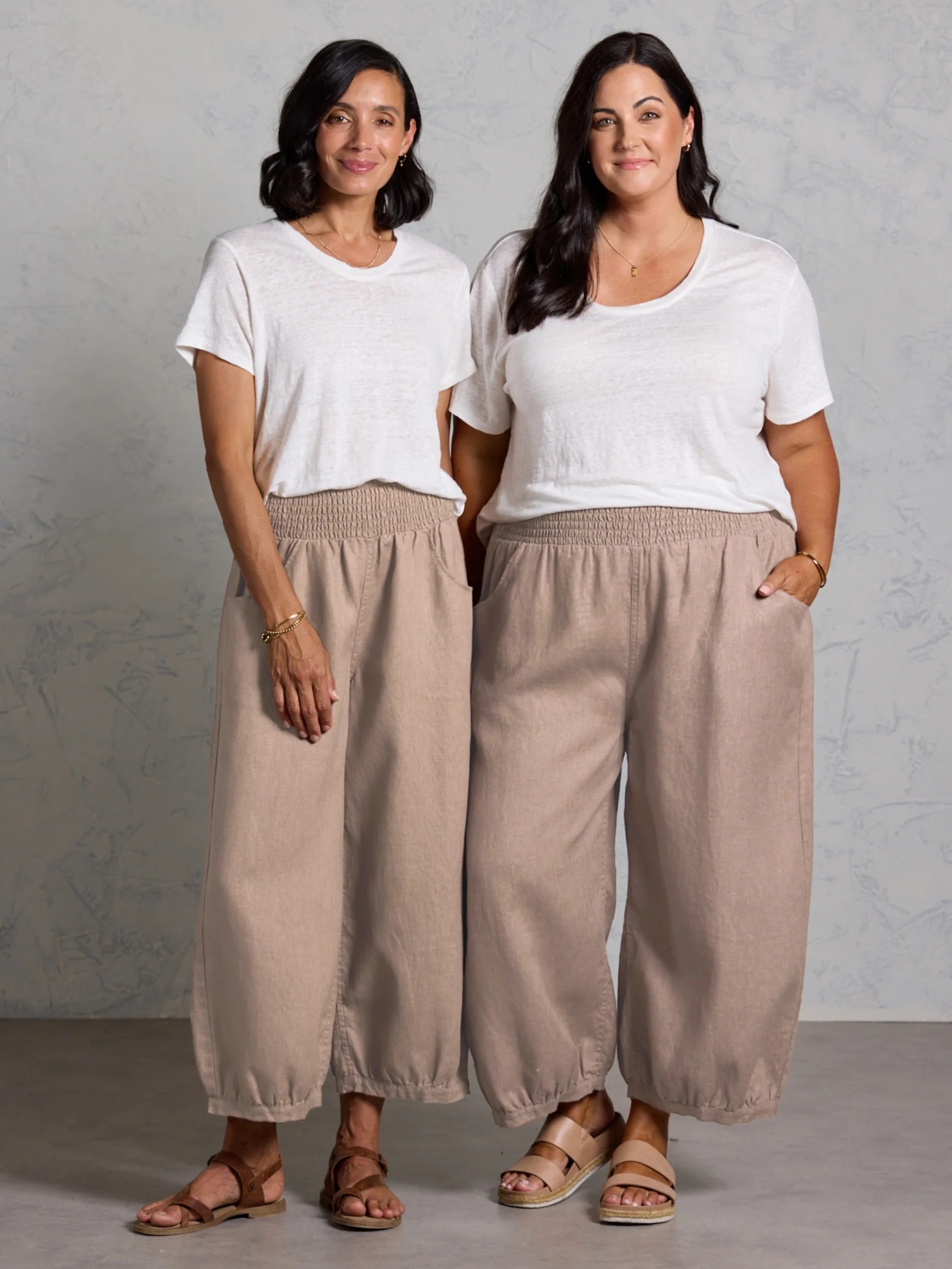 Sadhu French Linen Pants Navy