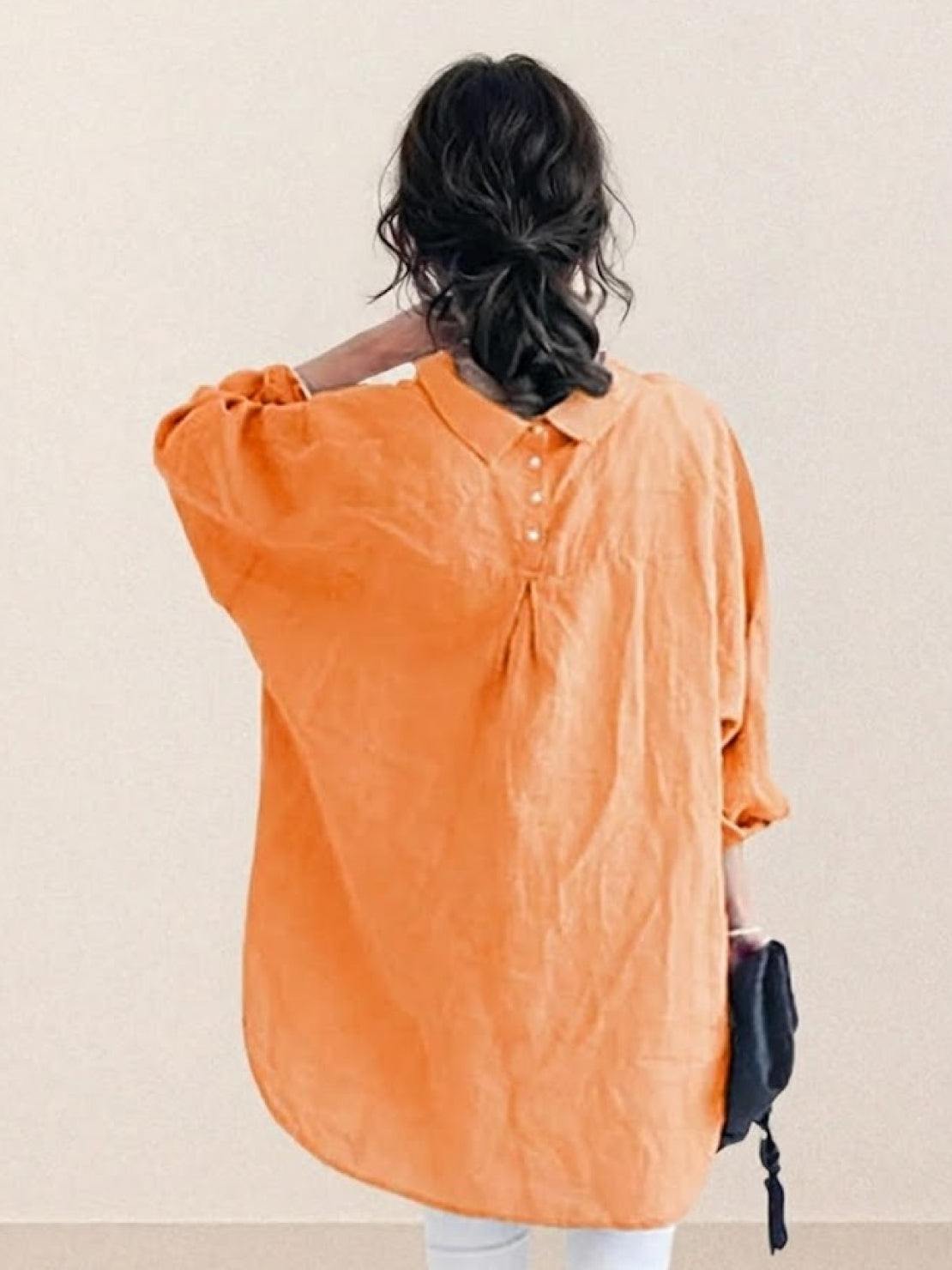 🔥CLEARANCE SALE🔥 The Oversized 100% Cotton Linen Shirt