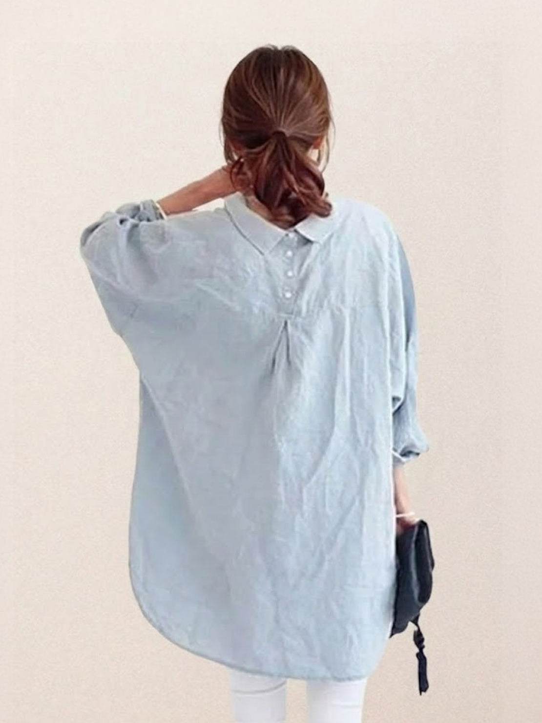 🔥CLEARANCE SALE🔥 The Oversized 100% Cotton Linen Shirt