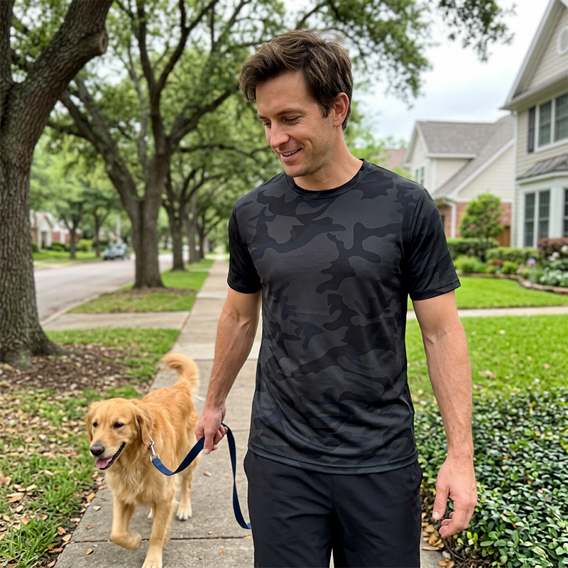 👕 50% OFF NOW! 🌿 Men's Quick Dry Camouflage Sports T-Shirt – Breathable & lightweight – Moisture-wicking perfect for gym