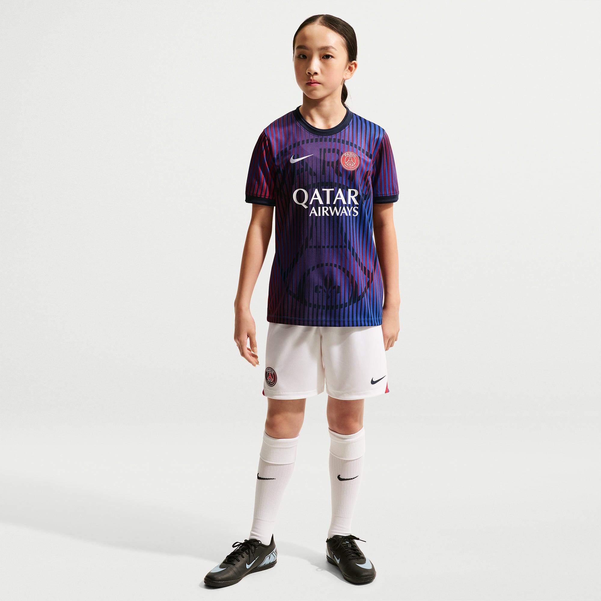 Paris Saint-Germain Youth 2026/27 Pre-Match Top - Navy