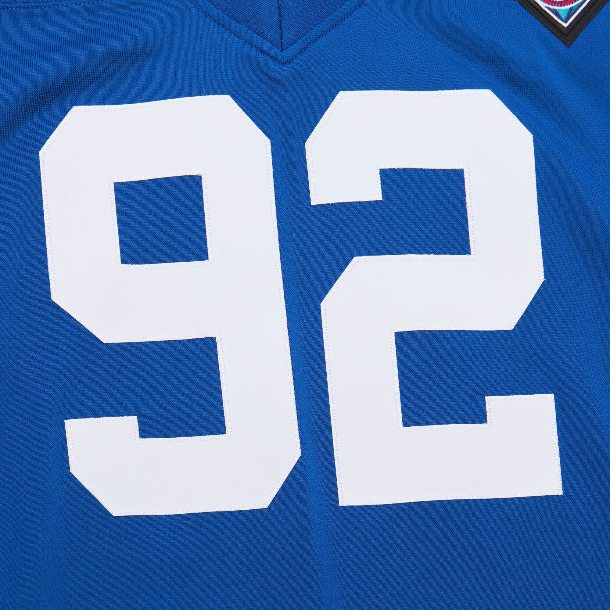Men's New York Giants 1994 Michael Strahan Mitchell & Ness Royal Throwback Retired Player Jersey