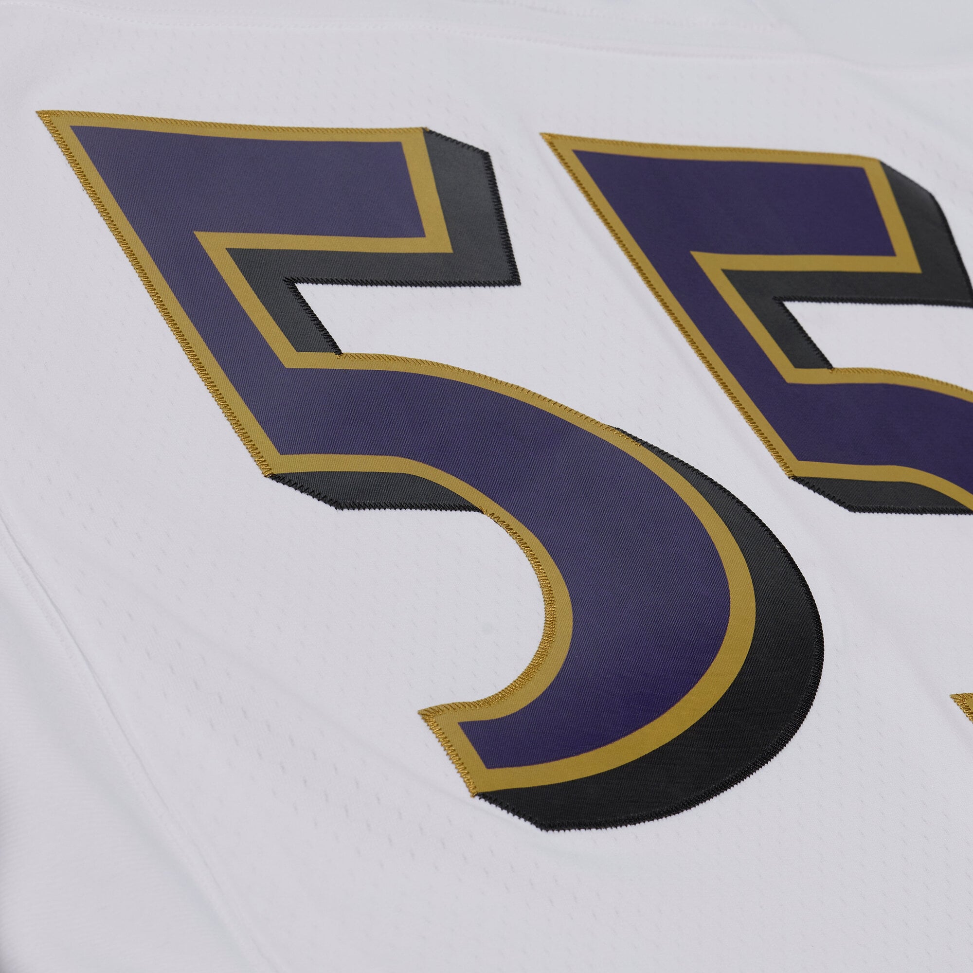 Men's Baltimore Ravens Terrell Suggs Mitchell & Ness White 2003 Legacy Replica Player Jersey