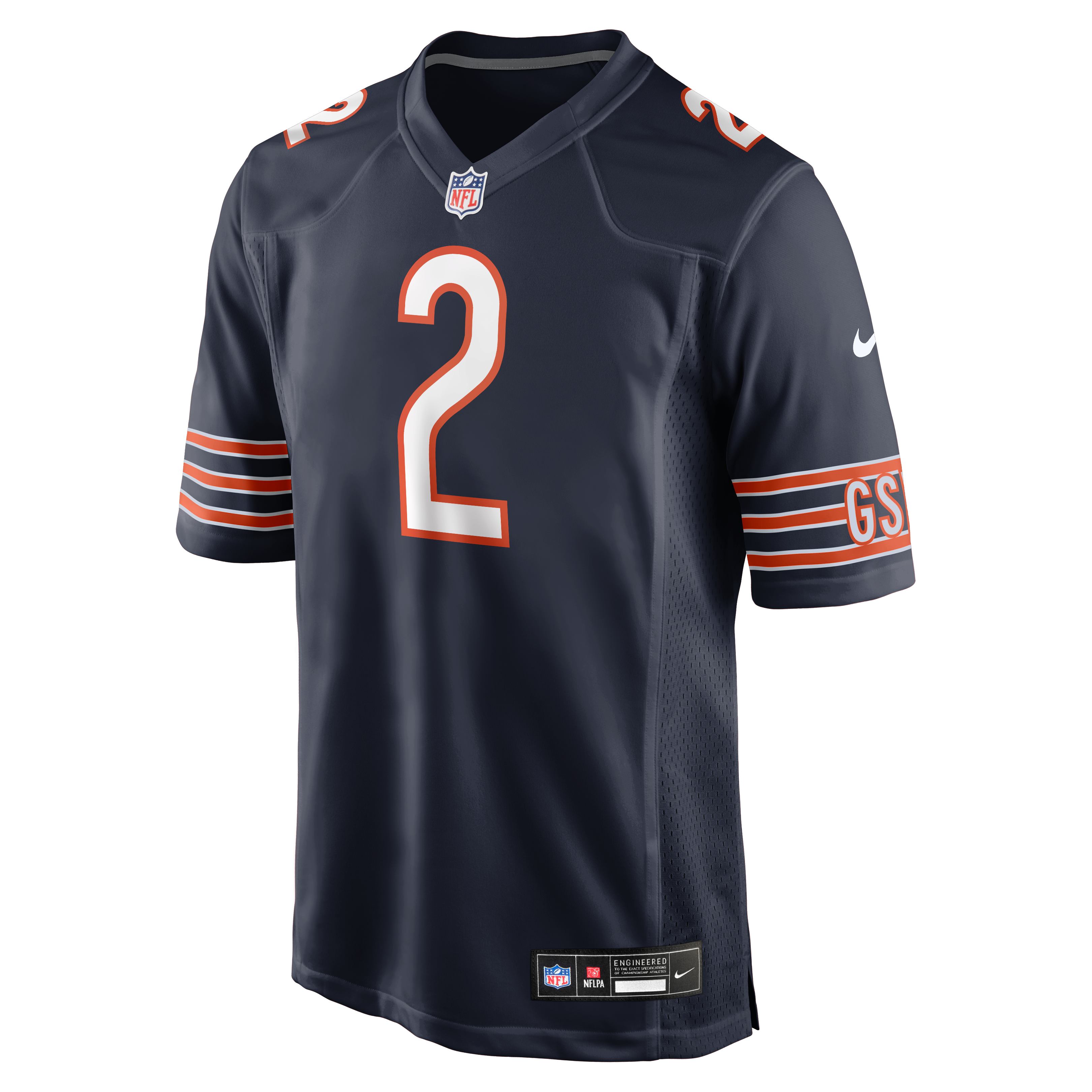 Men's Chicago Bears Coby Bryant Navy Team Game Jersey
