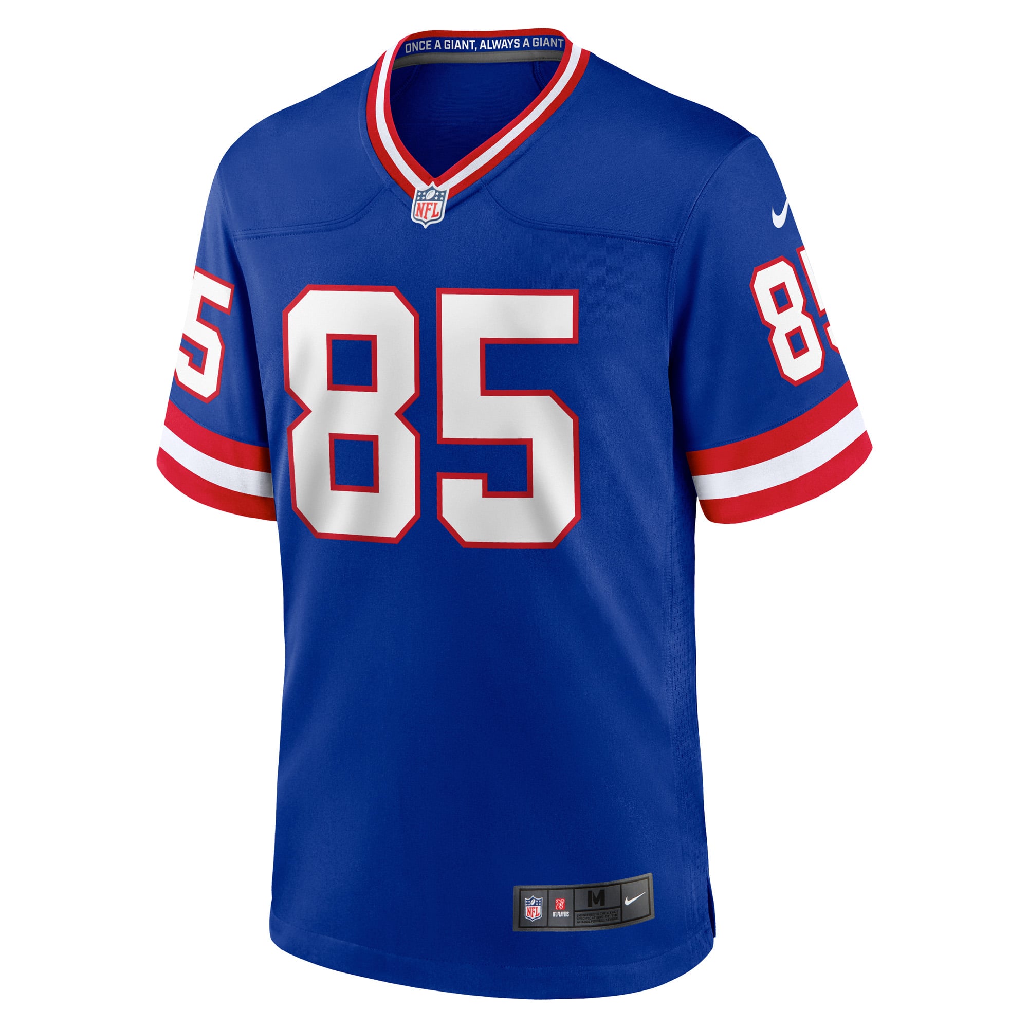Men's New York Giants David Tyree Royal Retired Player Alternate Game Jersey