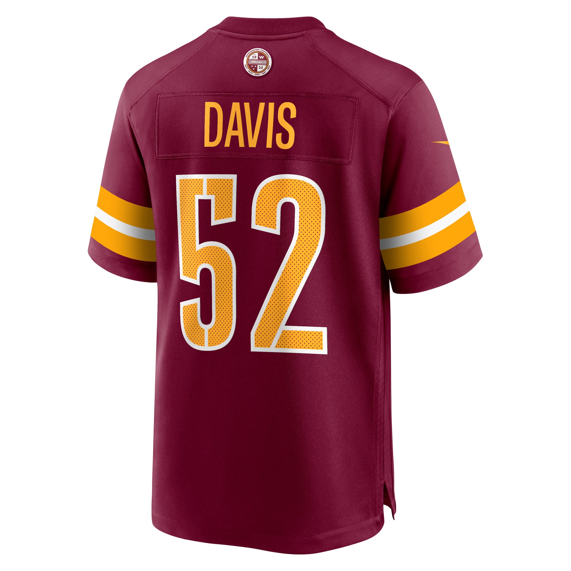 Men's Washington Commanders Jamin Davis Burgundy Player Game Jersey