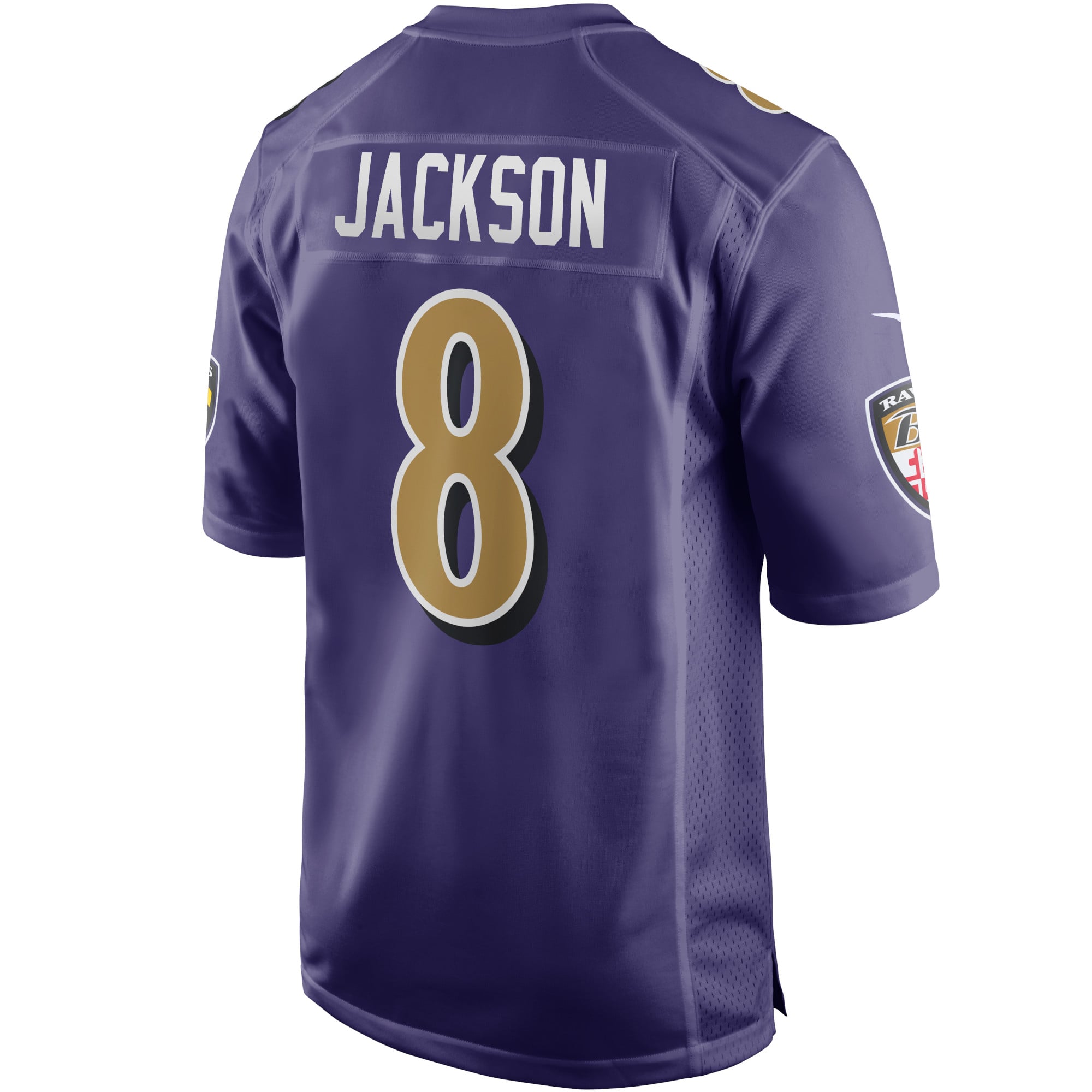 Men's Baltimore Ravens Lamar Jackson Purple Alternate Game Jersey
