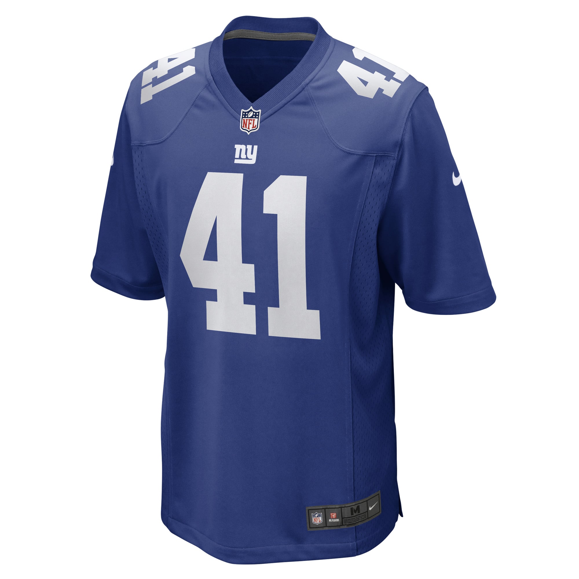 Men's New York Giants Micah McFadden Royal Game Player Jersey