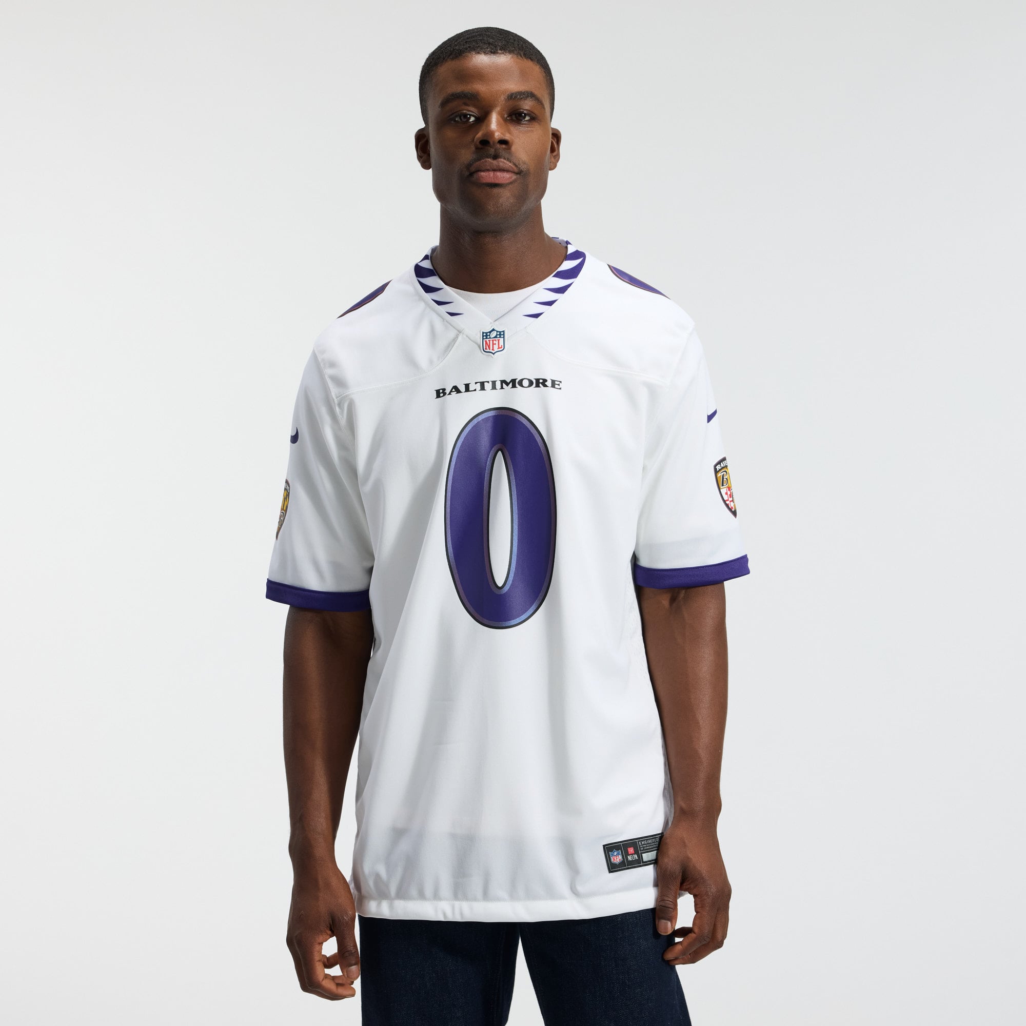 Roquan Smith Baltimore Ravens Game Jersey - White