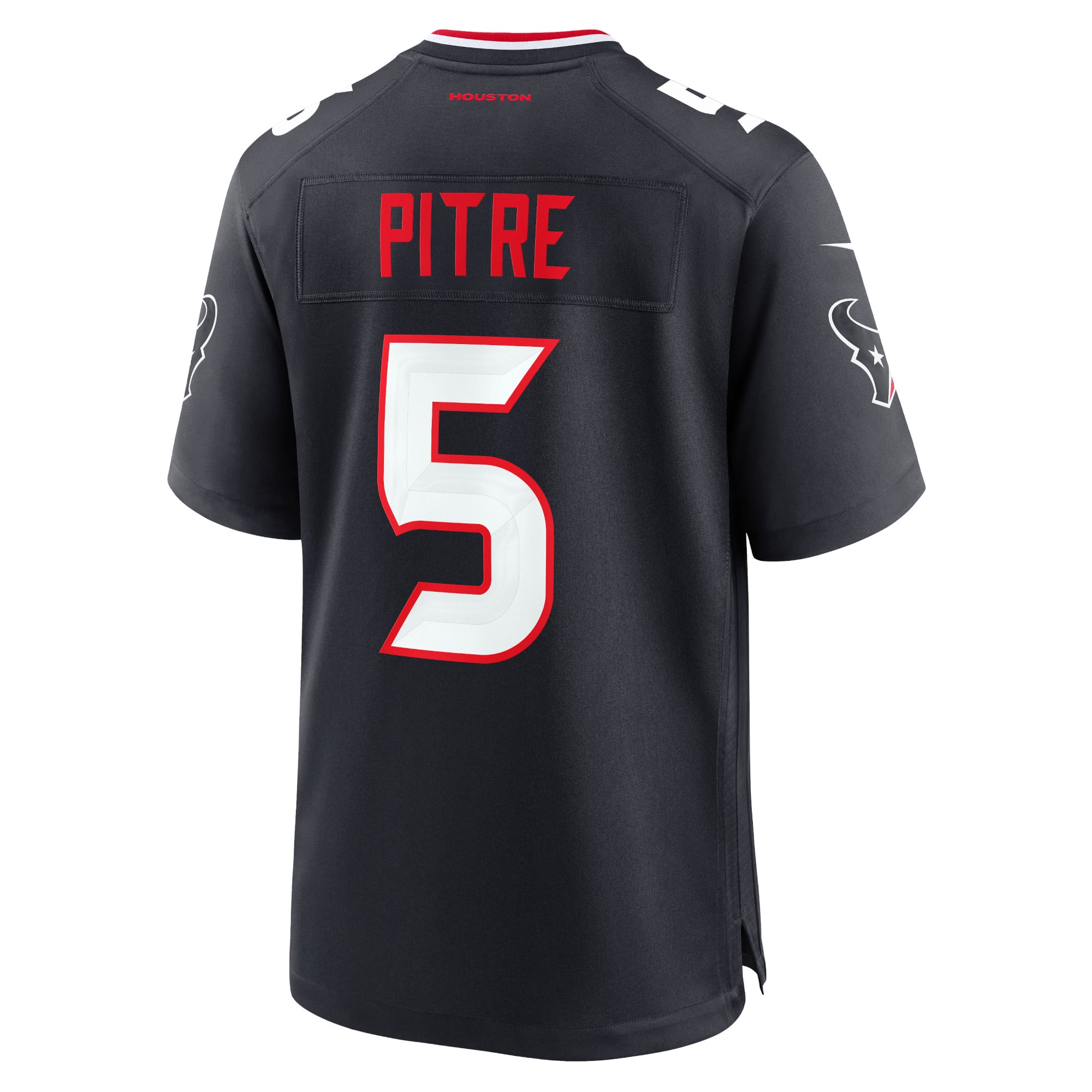 Men's Houston Texans Jalen Pitre Navy Game Jersey
