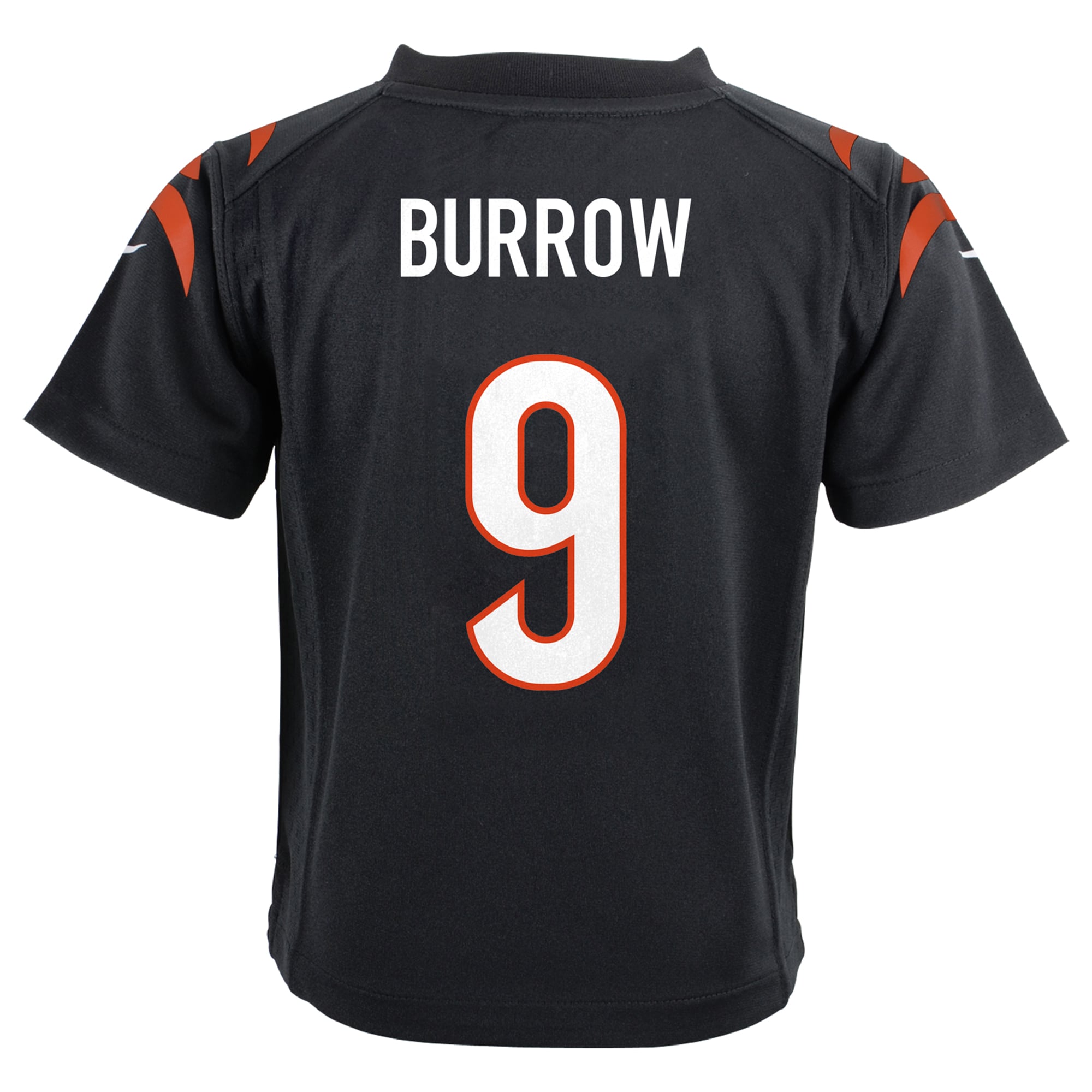 Preschool Cincinnati Bengals Joe Burrow Black Game Jersey