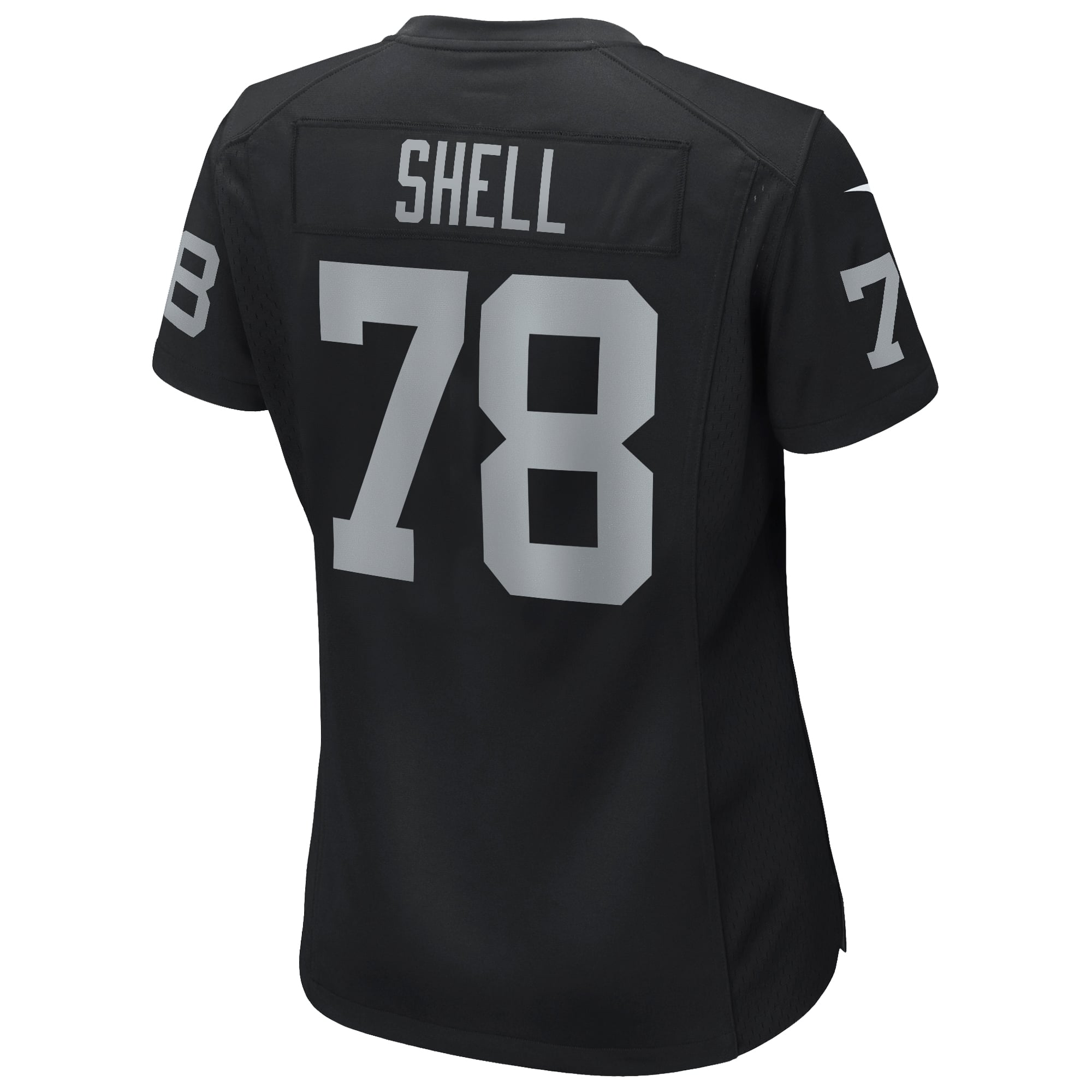 Women's Las Vegas Raiders Art Shell Black Game Retired Player Jersey