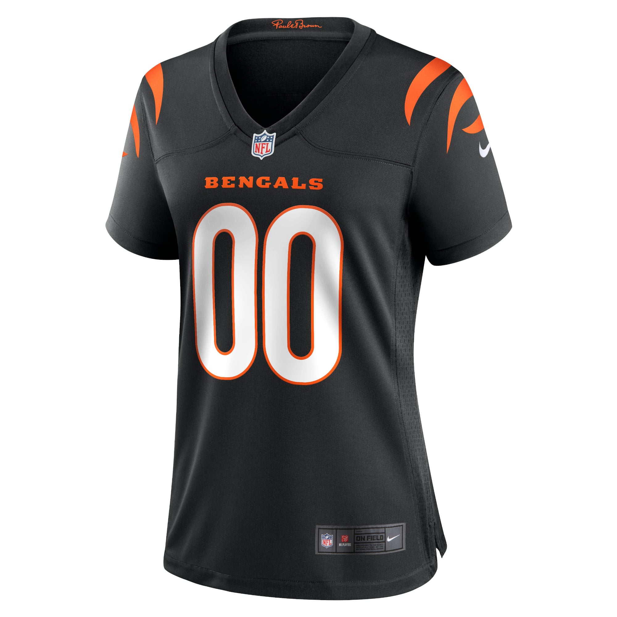 Cincinnati Bengals Women's Game Custom Jersey - Black