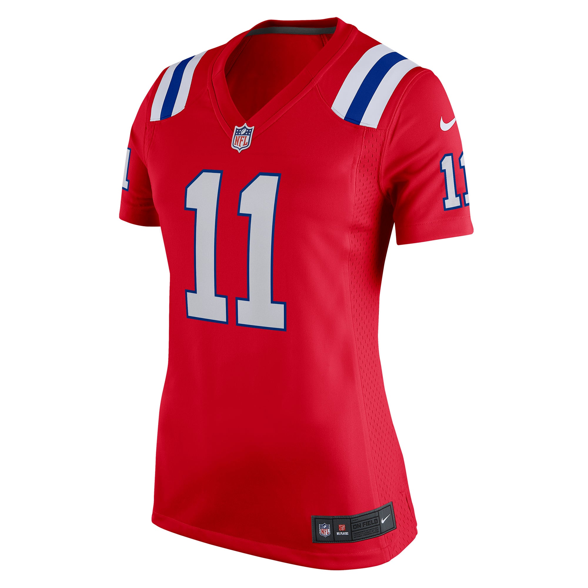 Women's New England Patriots Drew Bledsoe Red Retired Game Jersey