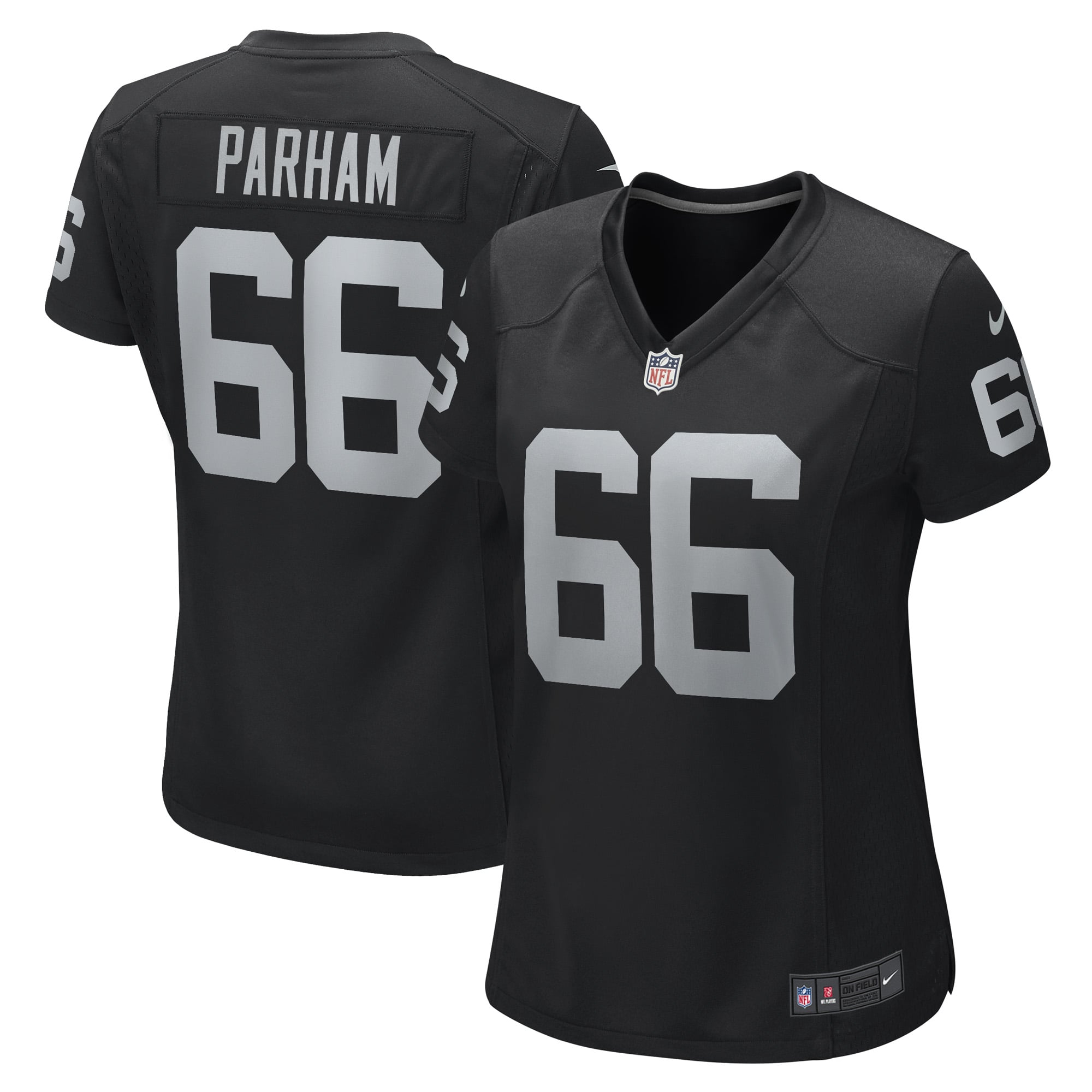 Women's Las Vegas Raiders Dylan Parham Black Game Player Jersey