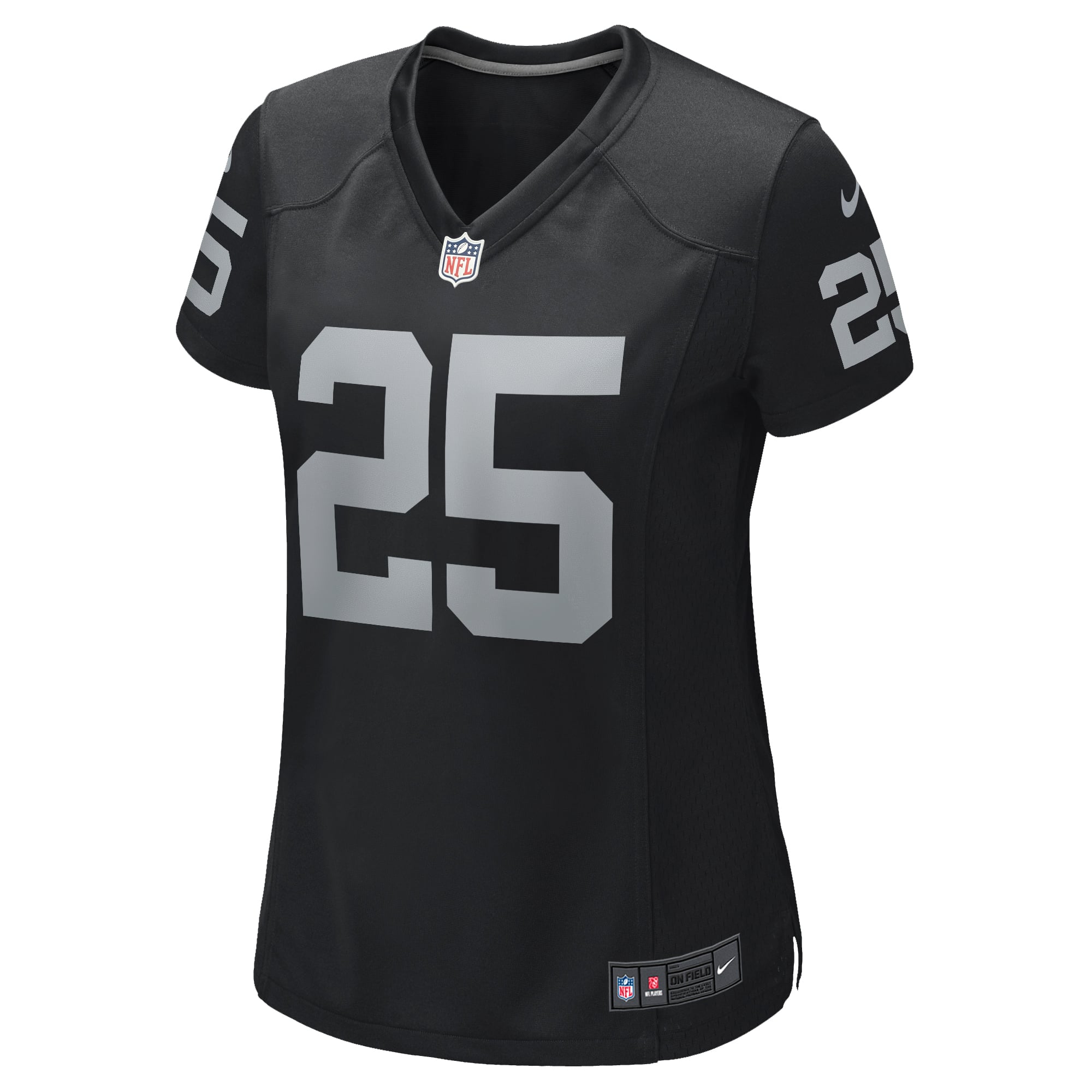 Women's Las Vegas Raiders Fred Biletnikoff Black Game Retired Player Jersey