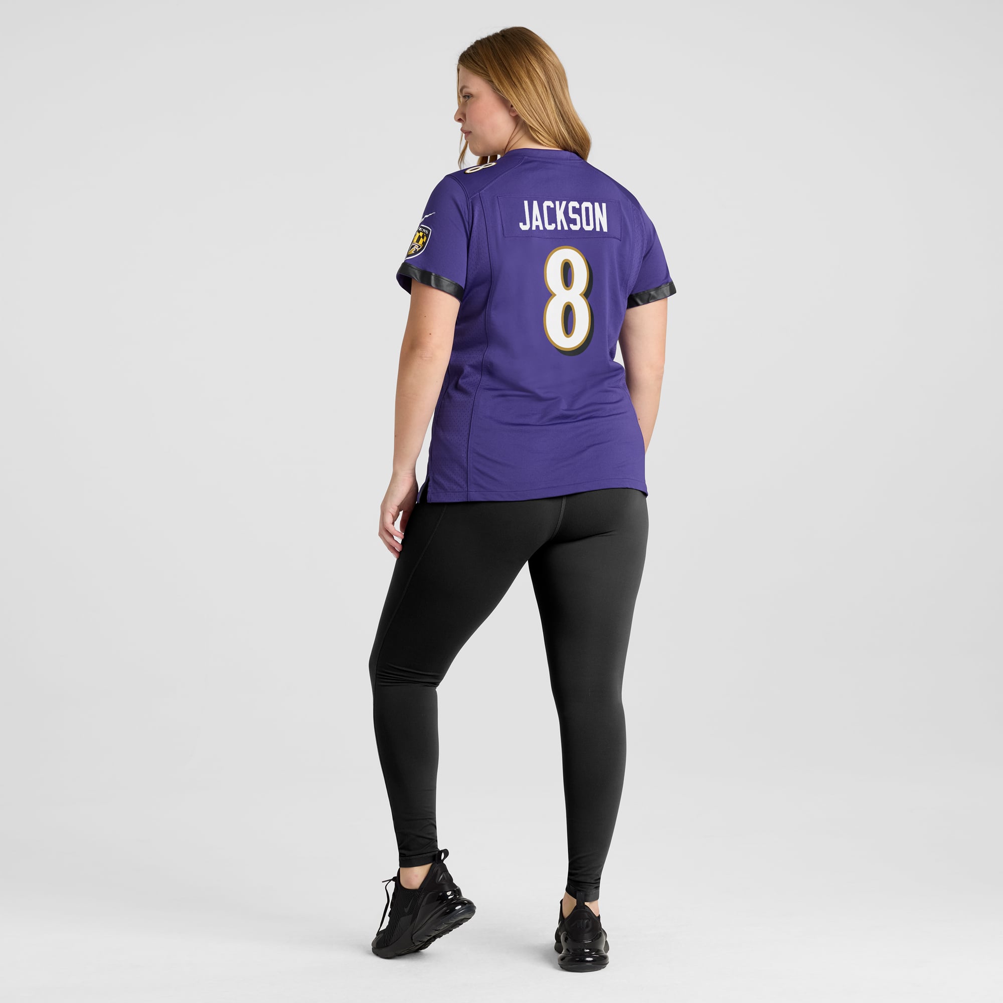 Lamar Jackson Baltimore Ravens Women's Game Jersey - Purple
