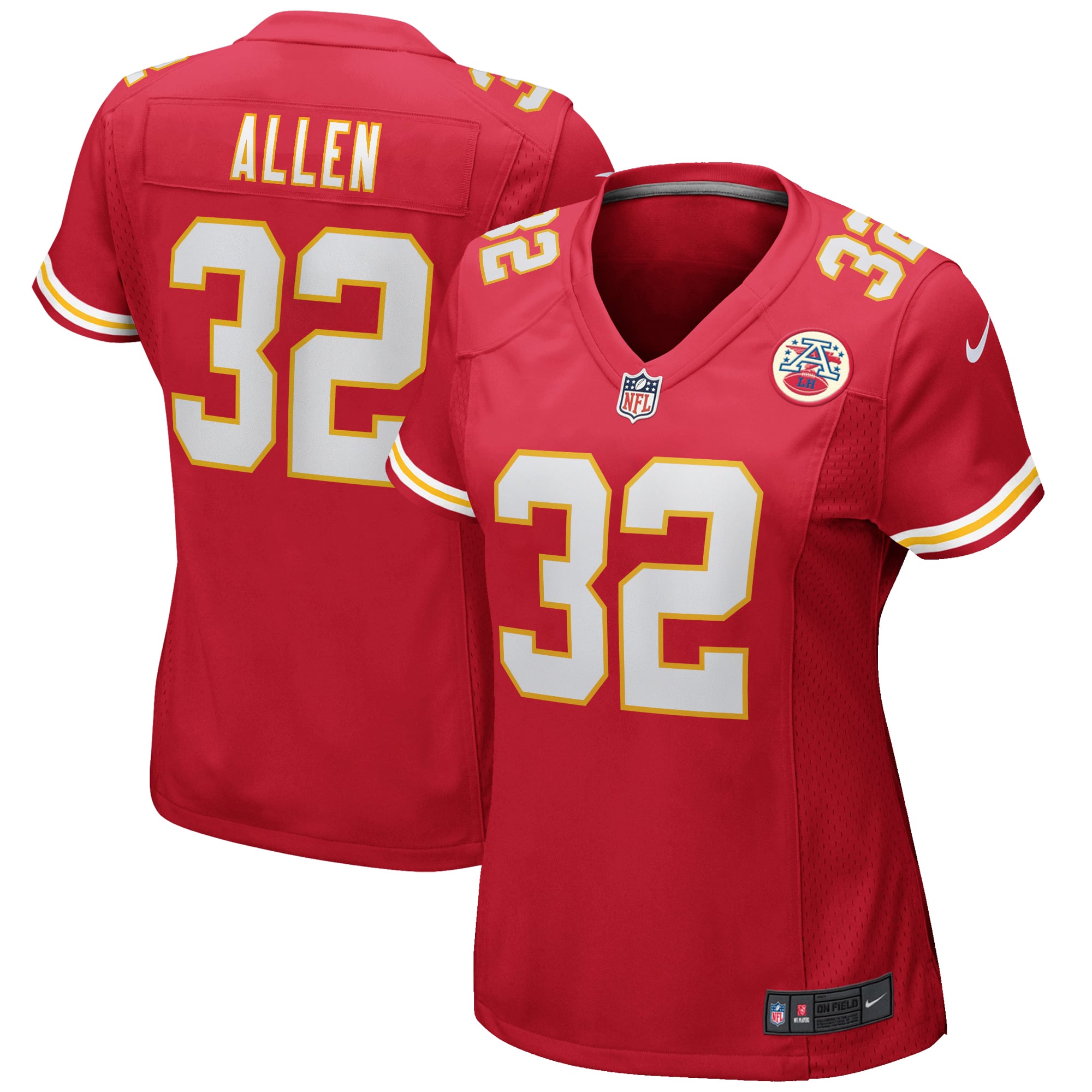 Women's Kansas City Chiefs Marcus Allen Red Game Retired Player Jersey