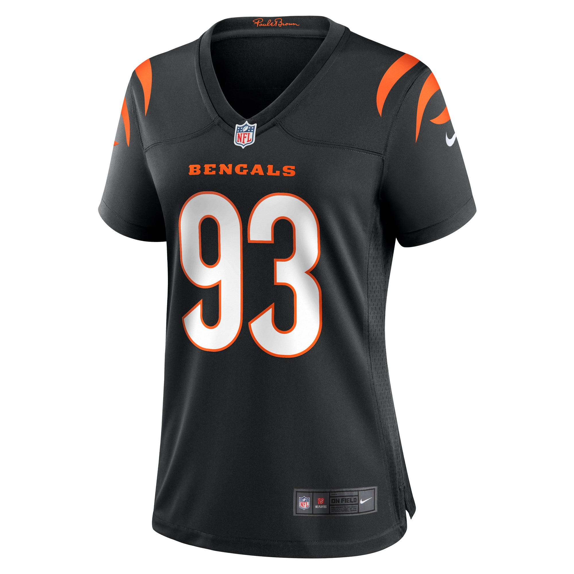 Women's Cincinnati Bengals McKinnley Jackson Black Game Jersey
