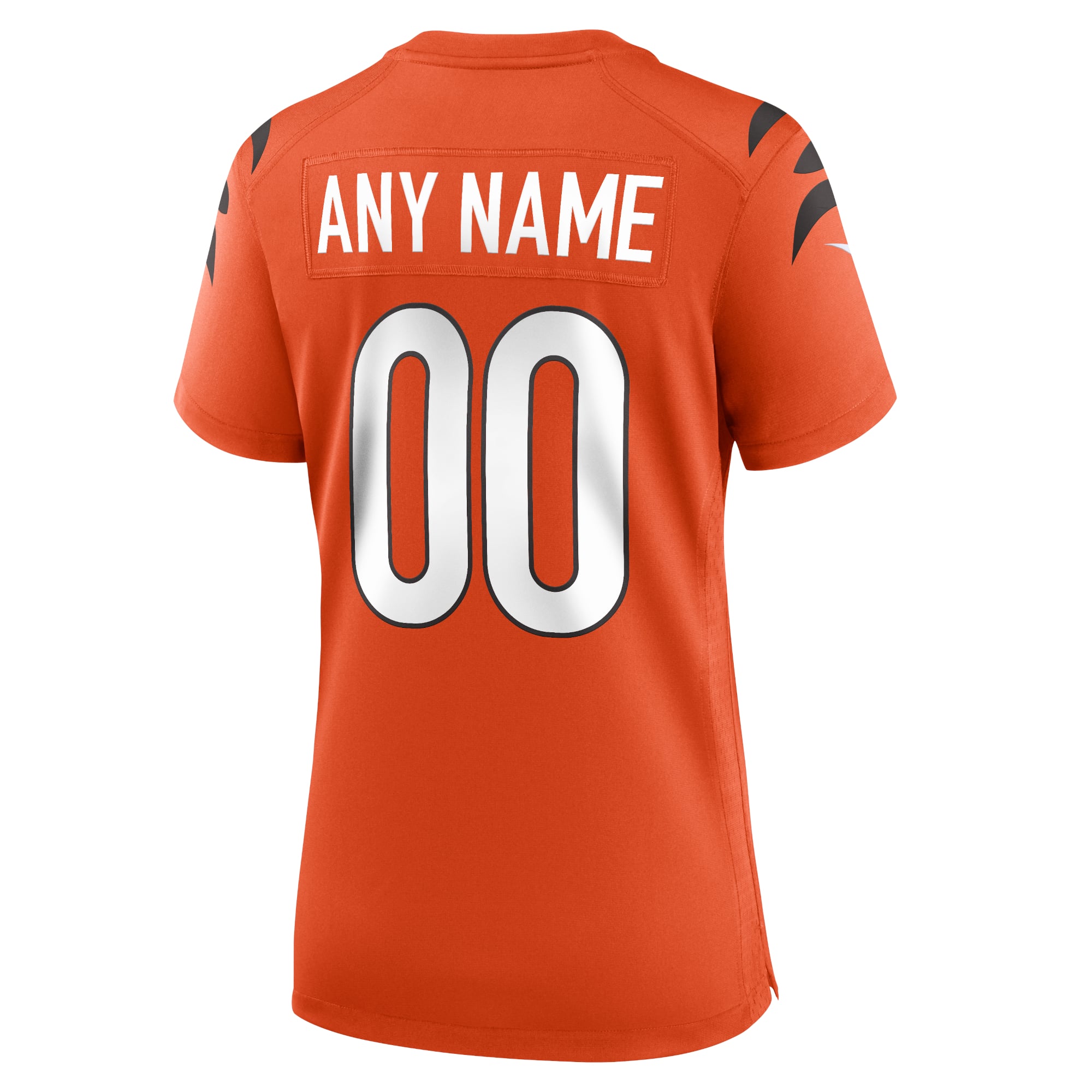 Women's Cincinnati Bengals Orange Alternate Game Custom Jersey