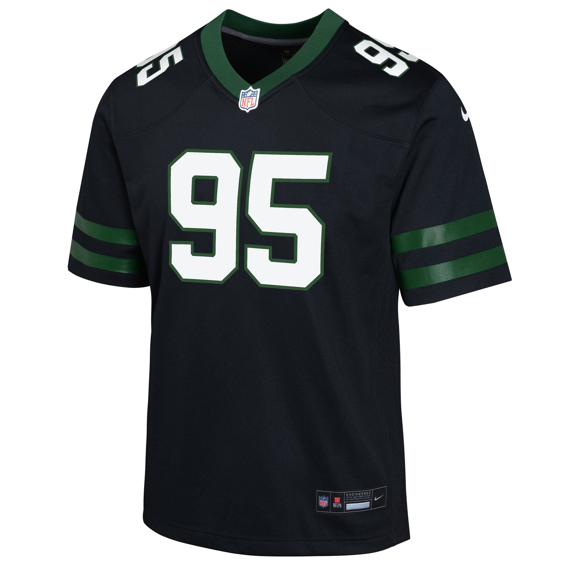 Youth New York Jets Quinnen Williams Black Game Jersey