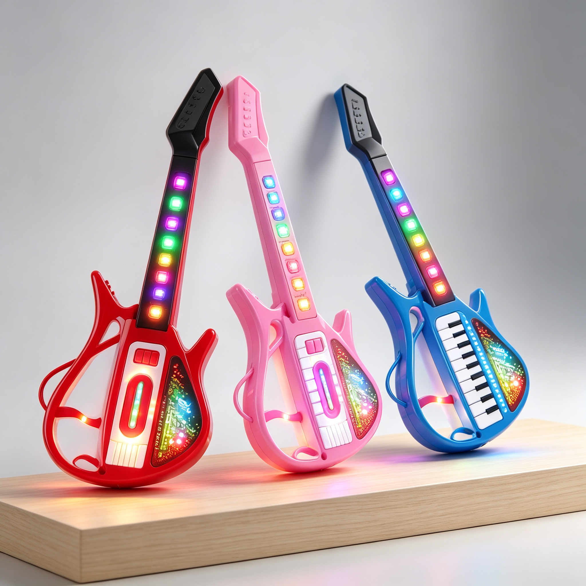 🥰 Toddler Electric Guitar Toy – Light & Music Play Instrument for Kids 3+