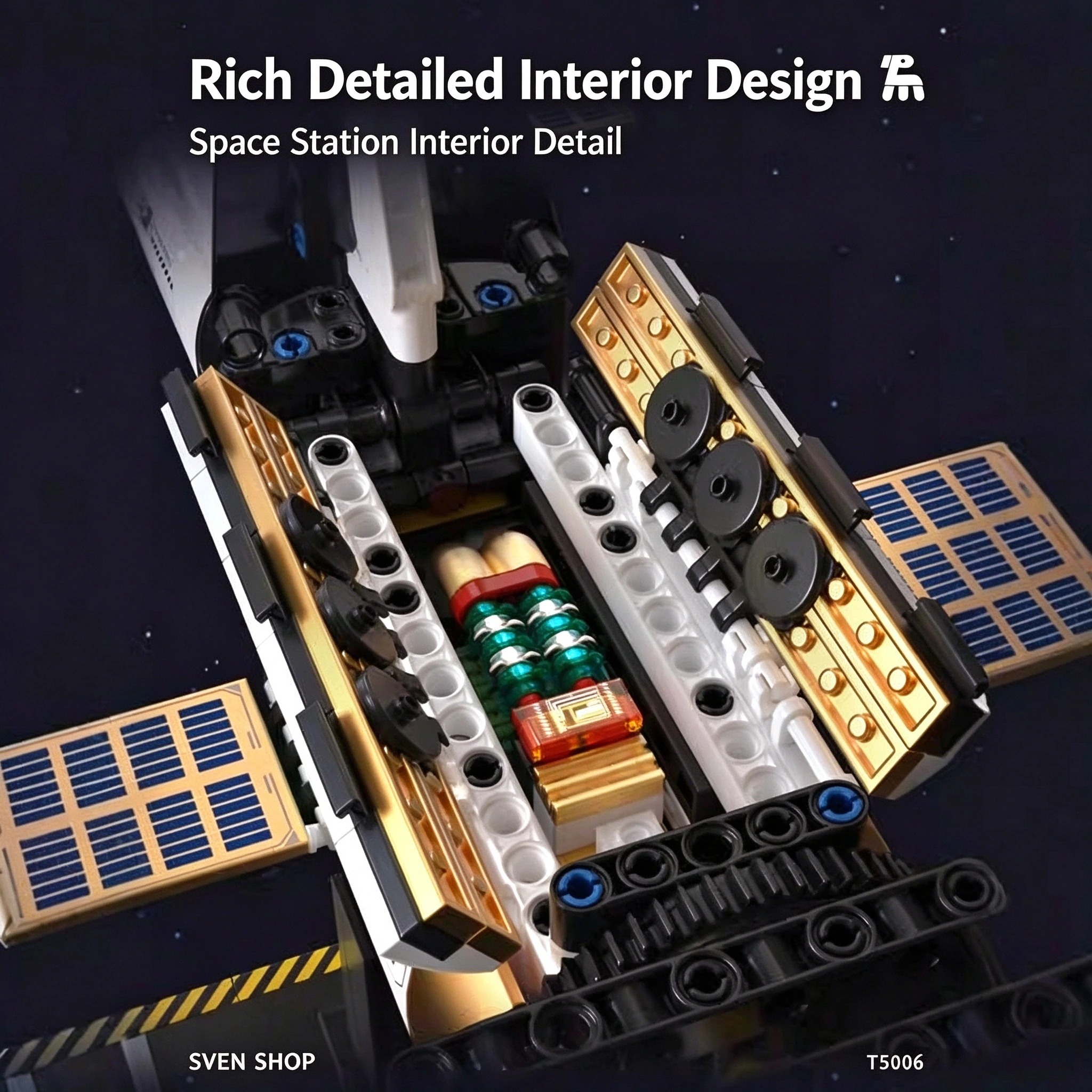 🛰Space Station Building Blocks Set (2221pcs) - Motorized
