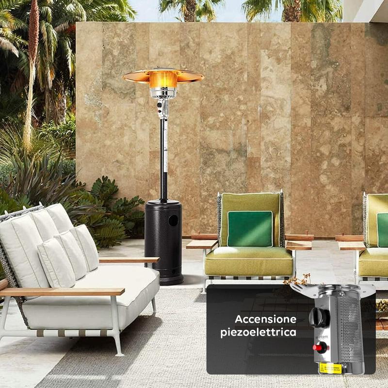 Stufa a Fungo da Esterno Potente per Giardino e Terrazza – Calore Accogliente tutto l’Inverno