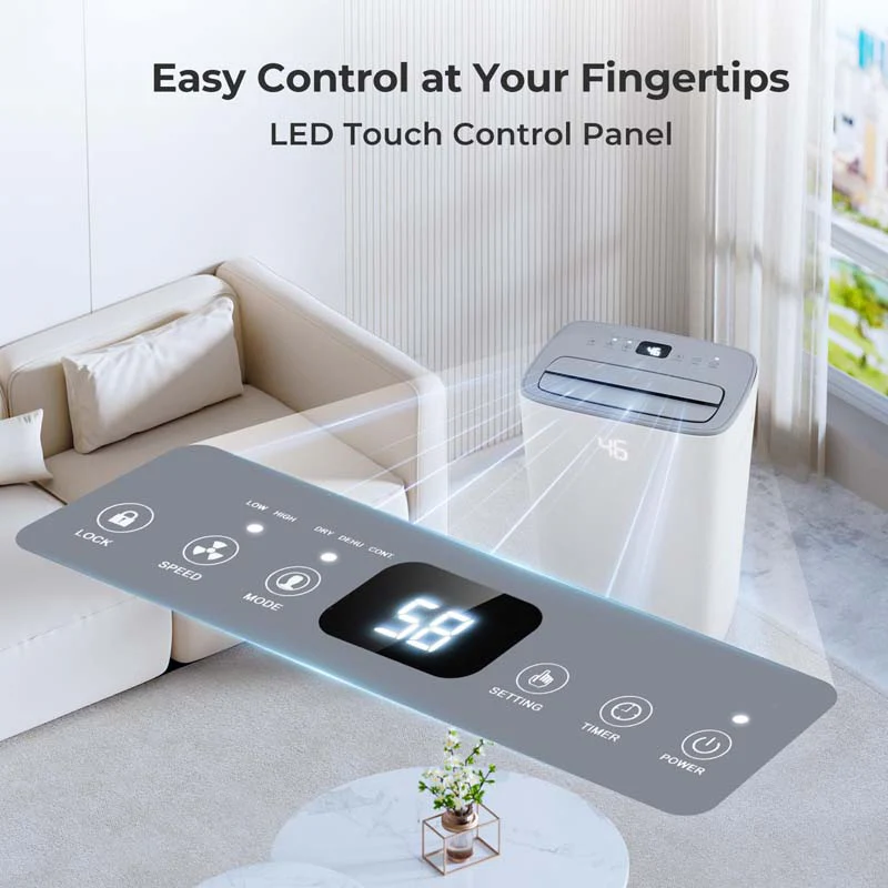 Eletriclife Dehumidifier with Auto Drain or Manual Drainage for Home Basement