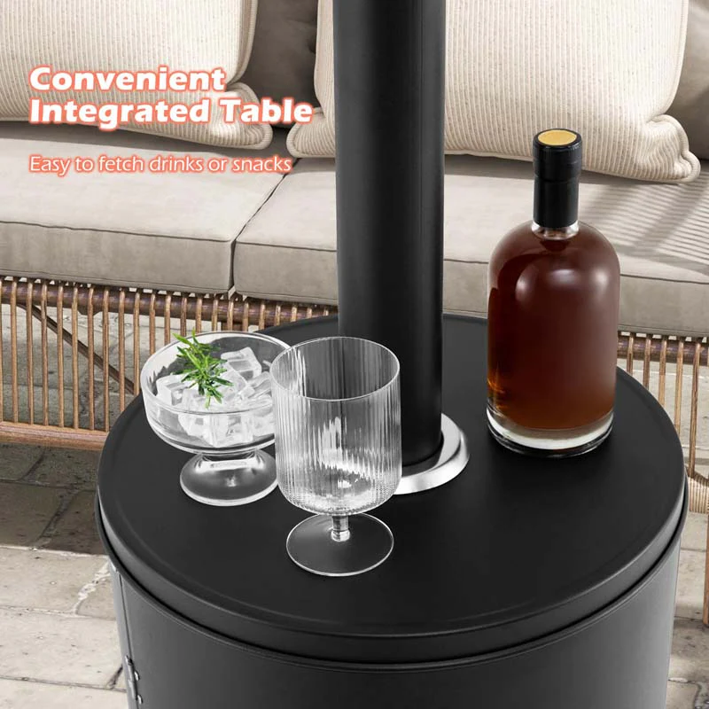 Eletriclife 50000 BTU Propane Patio Heater with Round Table Design