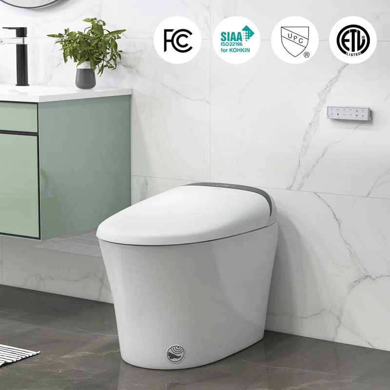 Eletriclife One-Piece Elongated Smart Toilet Bidet 1.28 GPF Dual-flush