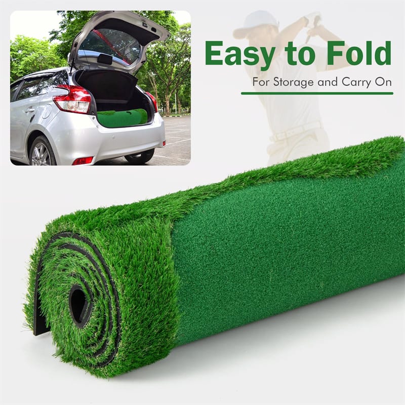 10FT Golf Putting Green Professional Golf Training Mat with 3 Holes for Indoor Outdoor Practice
