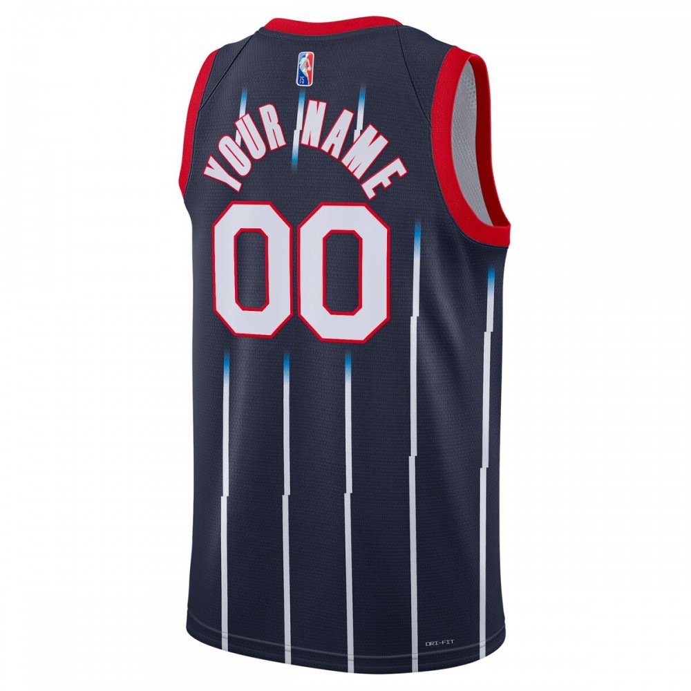 Houston Rockets Nike 2021/22 Swingman Custom Jersey - City Edition - Navy
