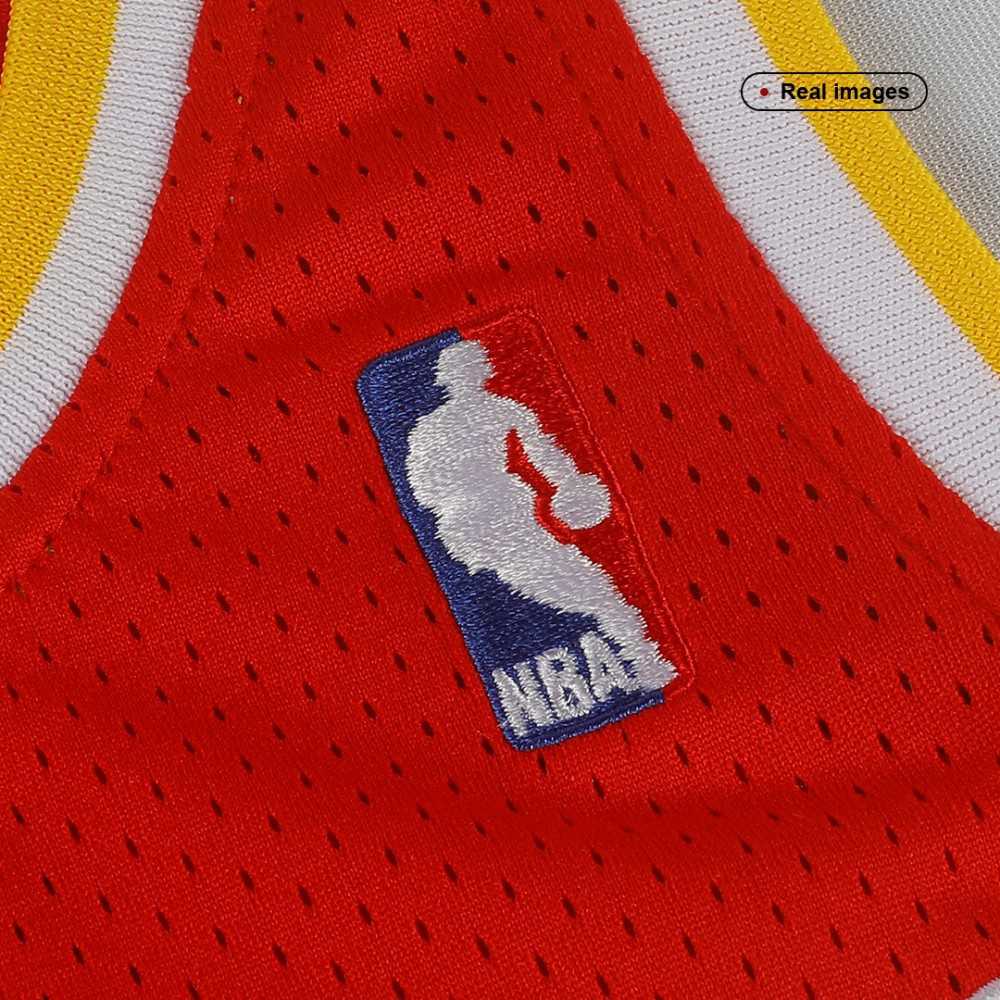 Men's Houston Rockets Hakeem Olajuwon Throwback Red 1993-94 Hardwood Classics Swingman Jersey