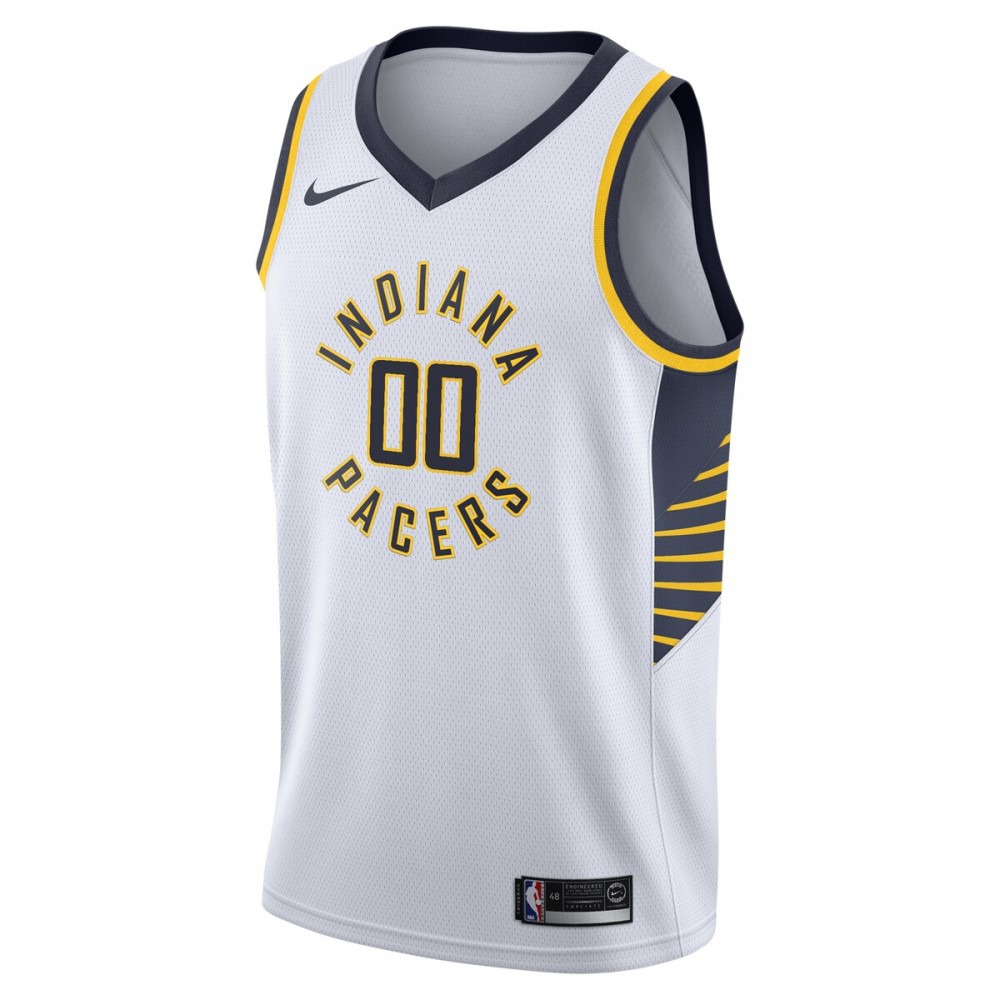 Indiana Pacers Nike 2020/21 Swingman Custom Jersey - Association Edition - White