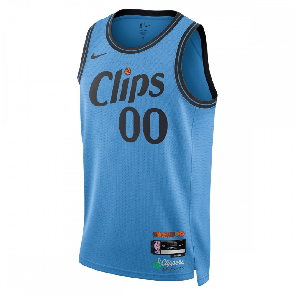 LA Clippers Nike Unisex 2024/25 Custom Swingman Jersey - City Edition - Light Blue