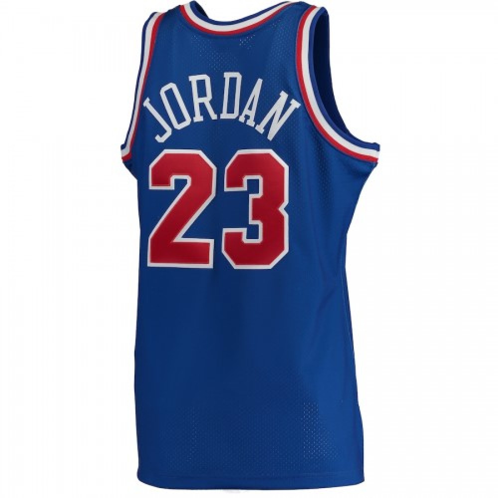 Men's Michael Jordan #23 Throwback Blue 1993 NBA All-Star Game Hardwood Classics Jersey