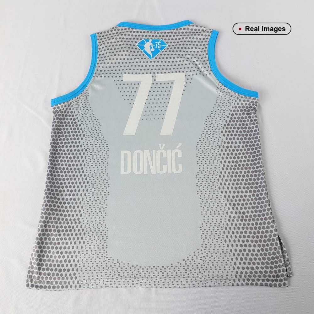 Men's Luka Doncic #77 Jordan Brand Gray 2022 NBA All-Star Game Swingman Jersey