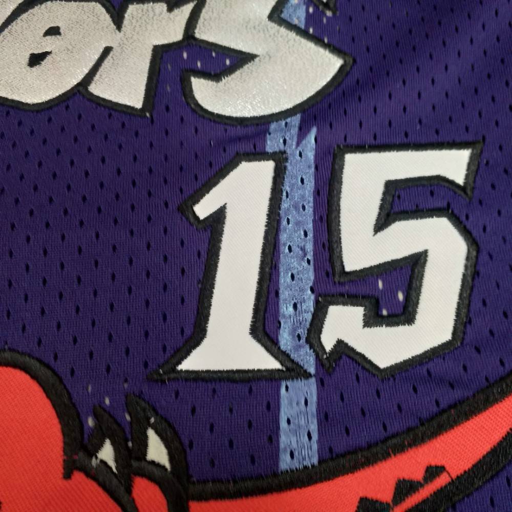 Vince Carter Toronto Raptors Throwback 1998-99 Hardwood Classics Jersey - Purple
