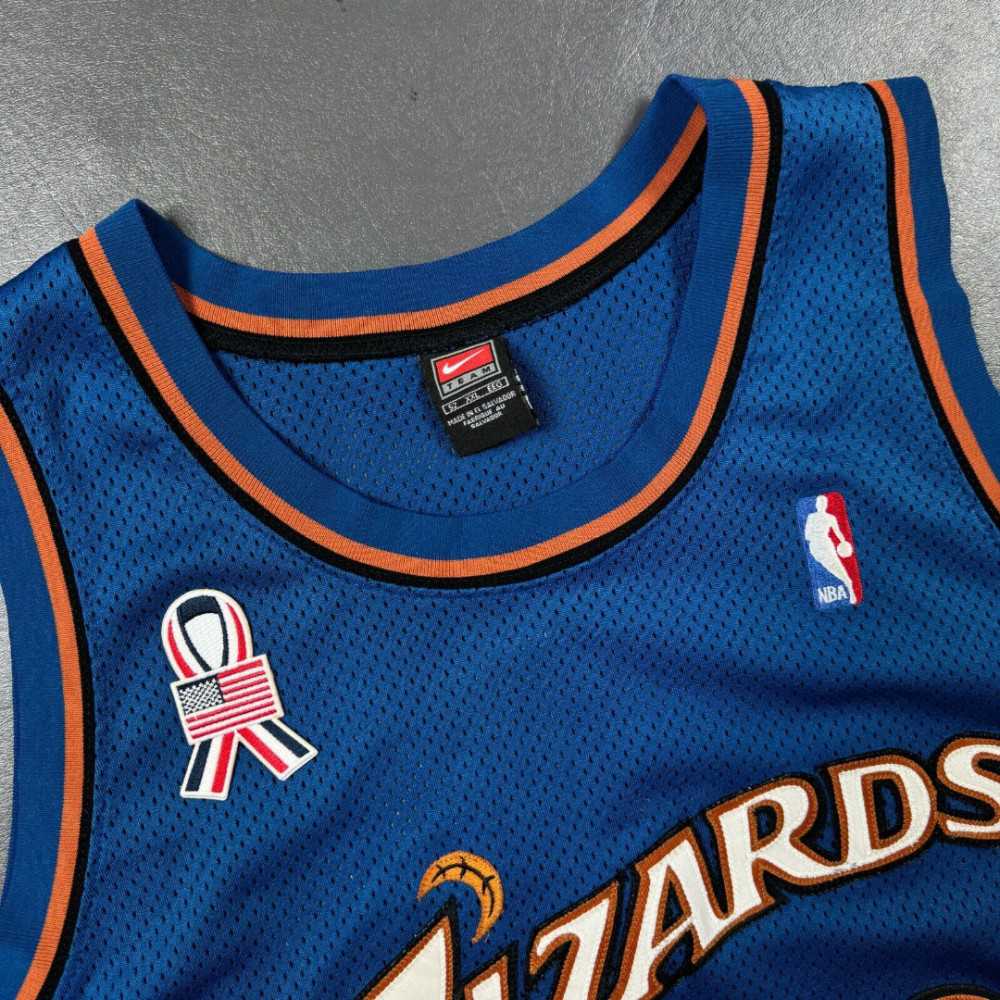 Washington Wizards Michael Jordan #23 Vintage Nike Blue Jersey 911 Patch