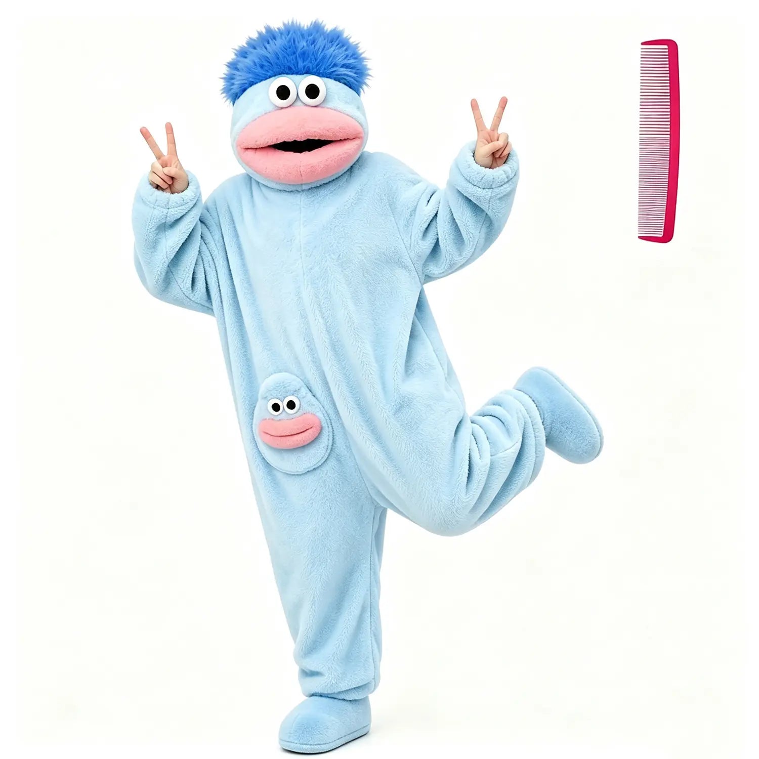 Cute Wearable Blanket Hoodie — Oversized Soft Warm Cozy Pullover for Women Men, Funny Pajamas Onesie Loungewear, Halloween Party Costume
