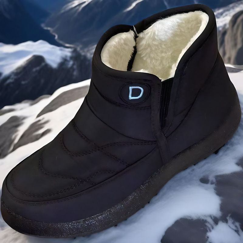 Women’s Insulated Short Snow Boots – Waterproof, Non-Slip, and Extra Warm