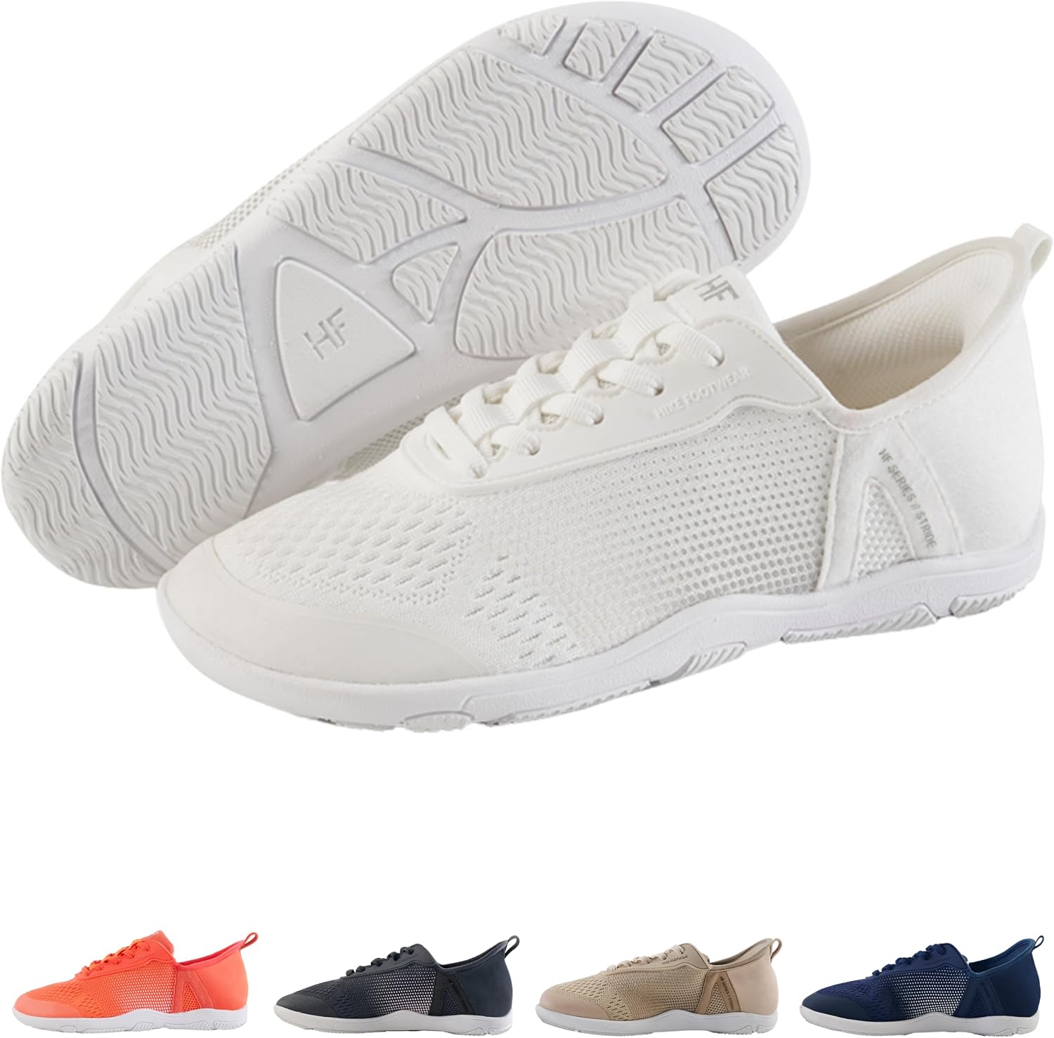 Hike Footwear HF Stride – Hands-Off & Ergonomic Barefoot Shoes for Women Men, Thin Sole & Ultra-Light, Effortless Daily Wear Unisex