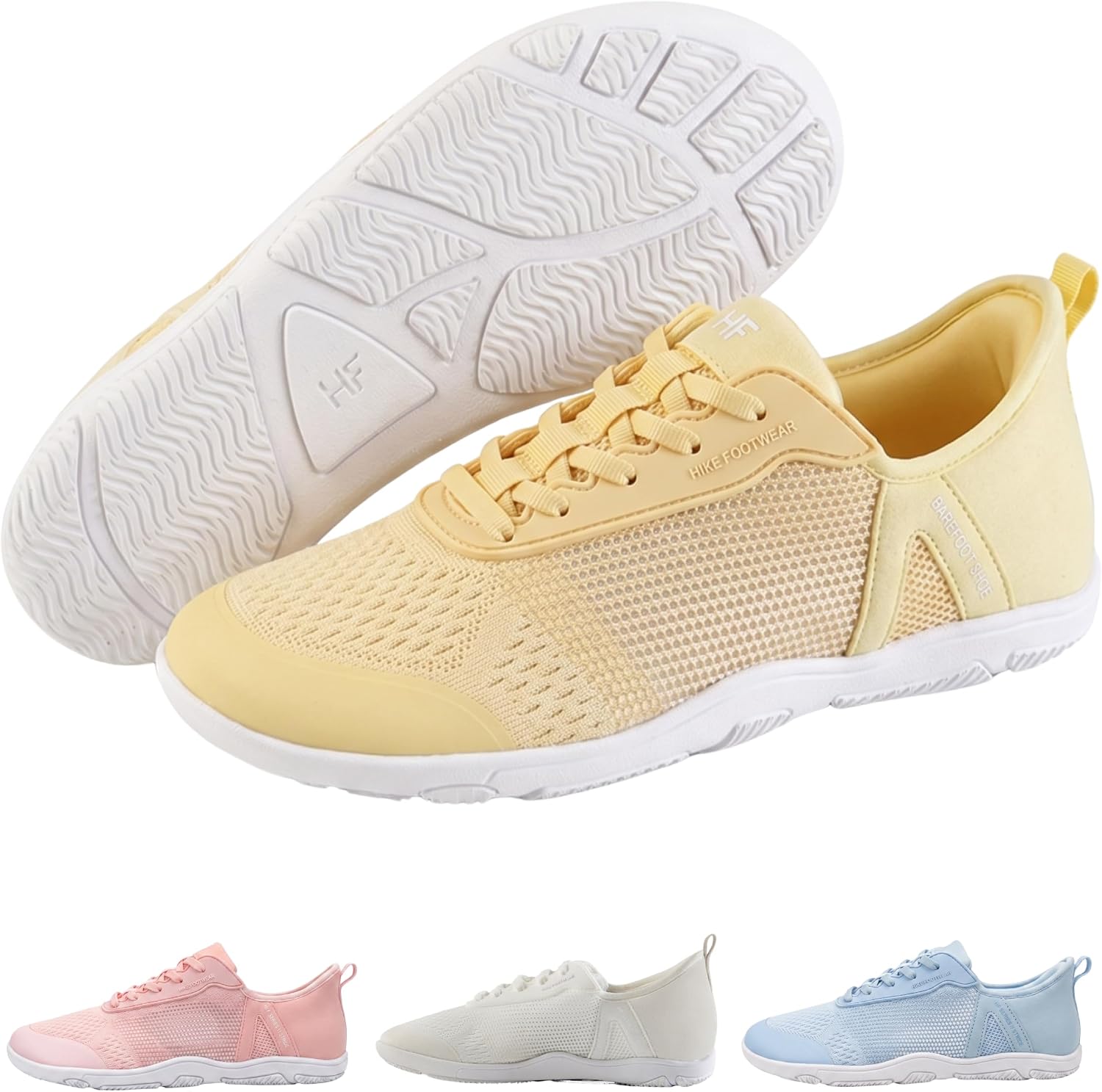 Hike Footwear HF Stride – Hands-Off & Ergonomic Barefoot Shoes for Women Men, Thin Sole & Ultra-Light, Effortless Daily Wear Unisex