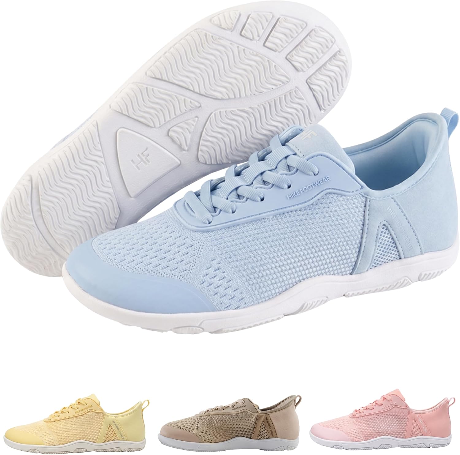 Hike Footwear HF Stride – Hands-Off & Ergonomic Barefoot Shoes for Women Men, Thin Sole & Ultra-Light, Effortless Daily Wear Unisex