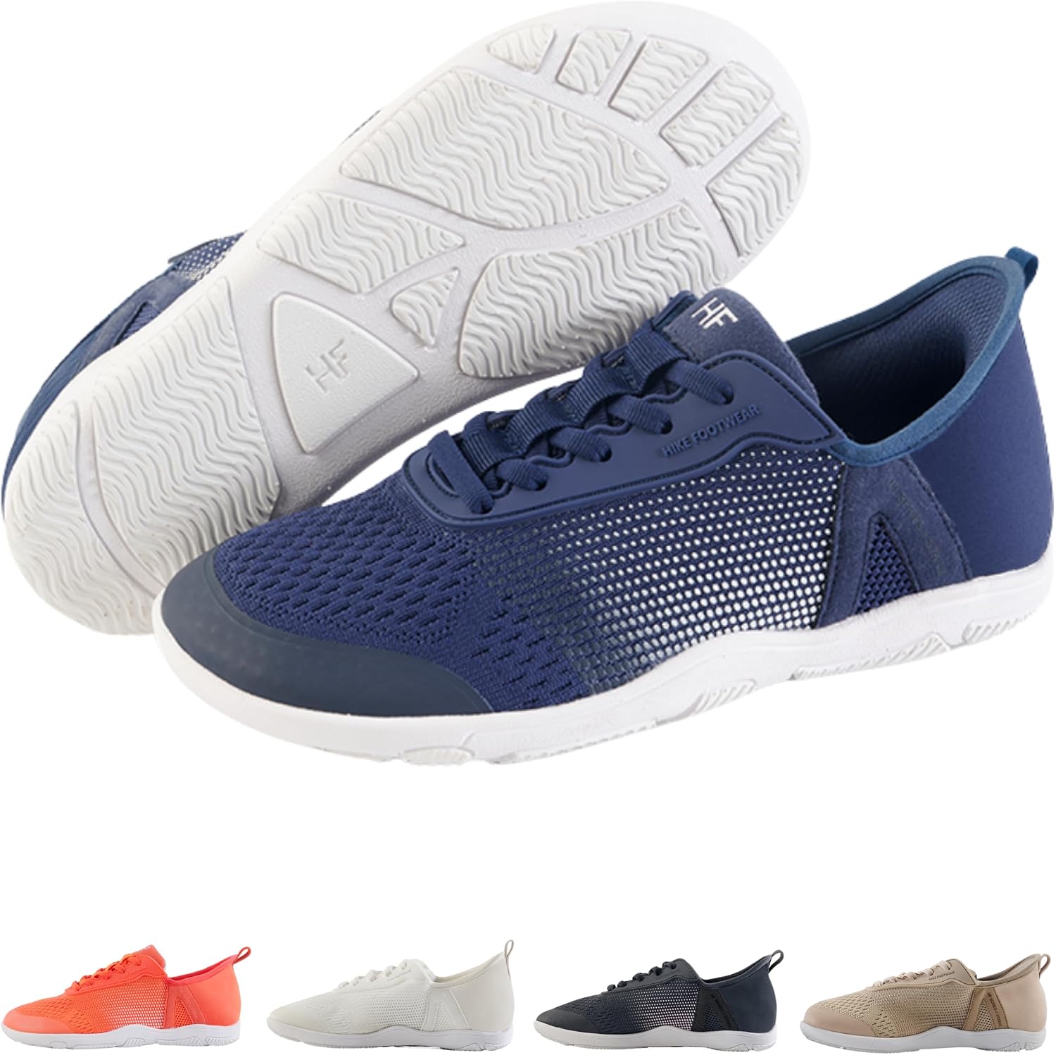 Hike Footwear HF Stride – Hands-Off & Ergonomic Barefoot Shoes for Women Men, Thin Sole & Ultra-Light, Effortless Daily Wear Unisex