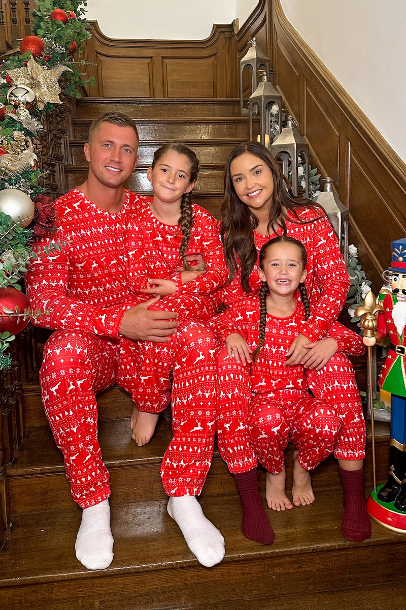 Kids Reindeer Fairisle Matching Family PJ Set