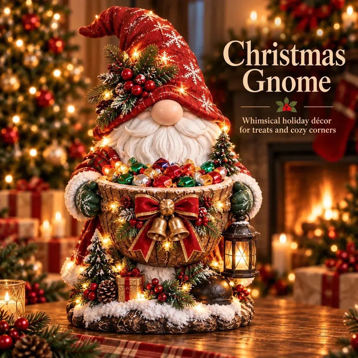 🎄 Christmas Sale – 70% OFF ✨ Lighted Christmas Candy Bowl Collection