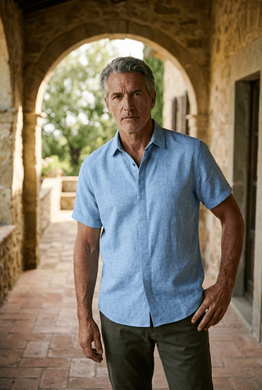 André Ferran Linen Shirt